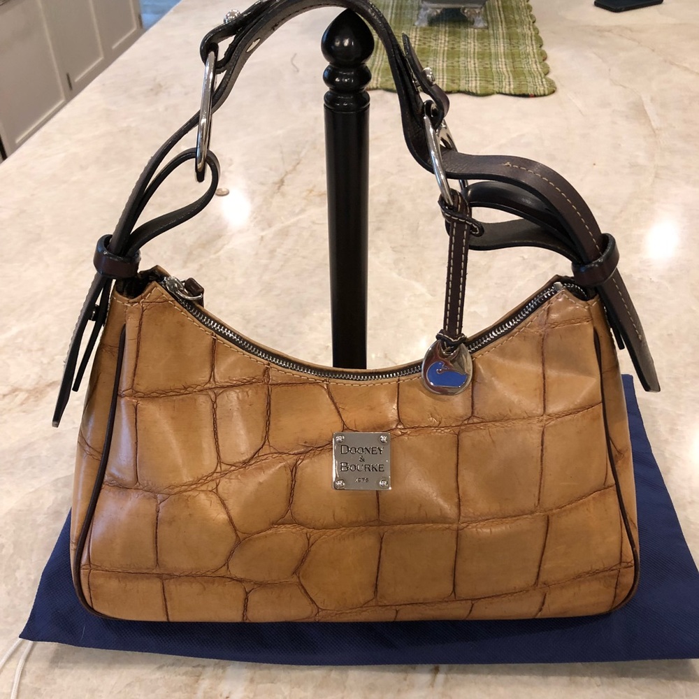 Dooney & Bourke Croc Shoulder Bag